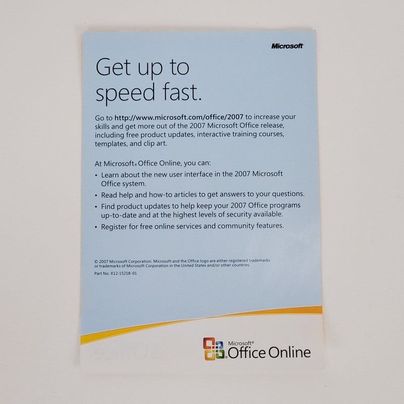 Microsoft Office Small Business 2007 with Outlook 2007 Business Contact Manager gallery