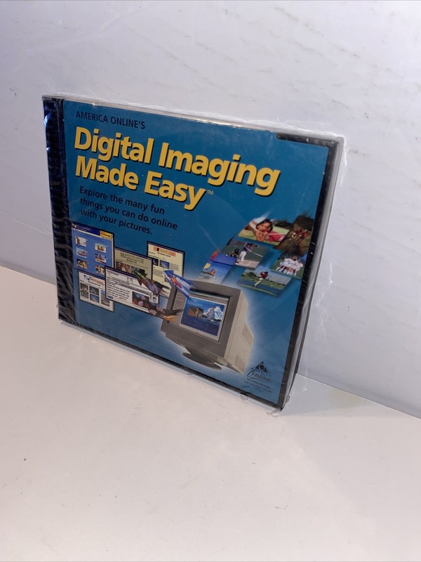 NEW! AOL Digital Imaging Made Easy - PC Software Program CD-Rom gallery