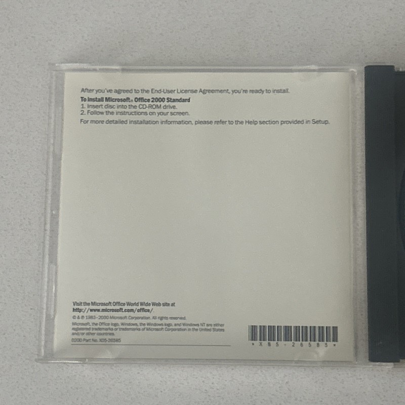 Microsoft Windows Office 2000 Standard Upgrade w/ Product Key gallery