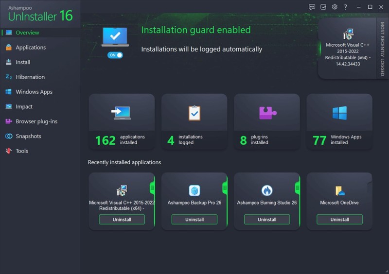 Ashampoo UnInstaller 16 Software License Digital Download PC gallery