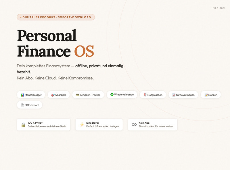 Personal Finance OS English | All-in-One Financial Tool, Budget Planner, Savings Goals gallery