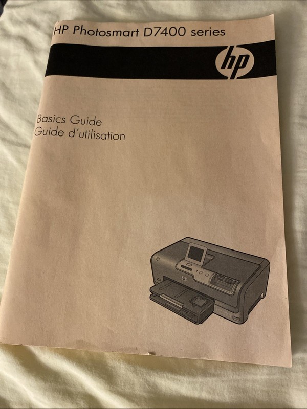 Hp PhotoSmart D7200 D7400 Series Win 9.0.1 Mac 9.1 CD 2007 HPDC+ Manual Guide gallery