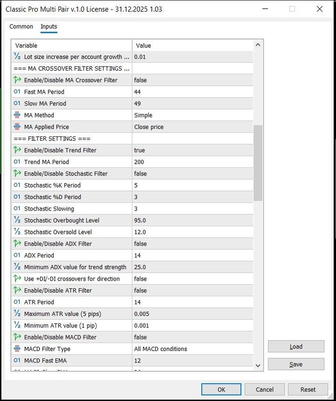 🔥 Classic BOT Pro License 📉 MT5 Expert Advisor 🚀 6 Months License 🎯 gallery