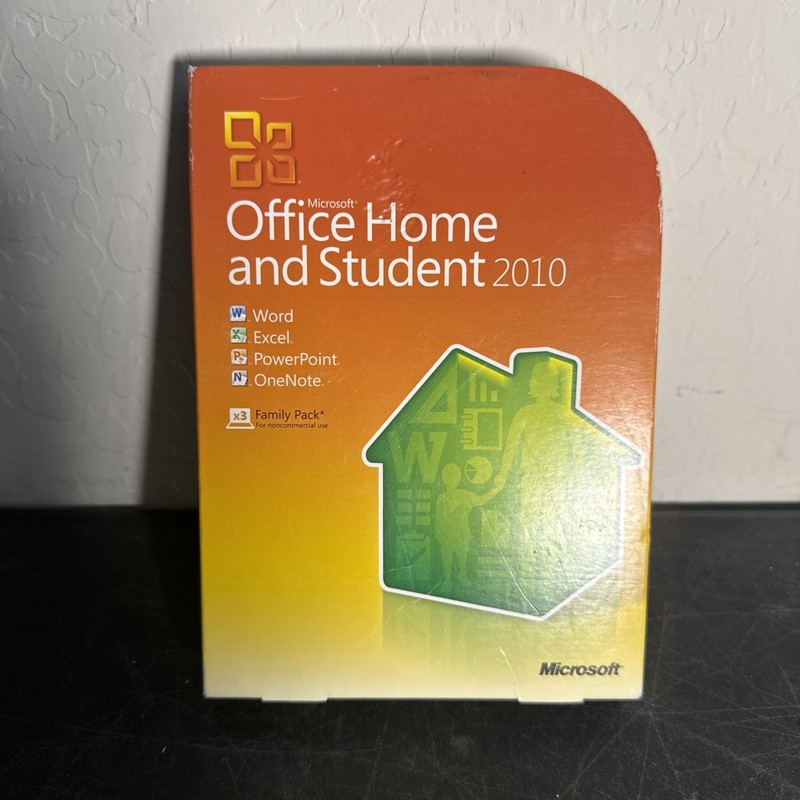 Microsoft Office Home and Student 2010 Software for Windows w/ Product Key