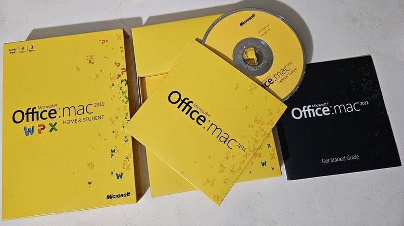 USED - Microsoft Office for Mac Home and Student 2011 (3 Computer/s)