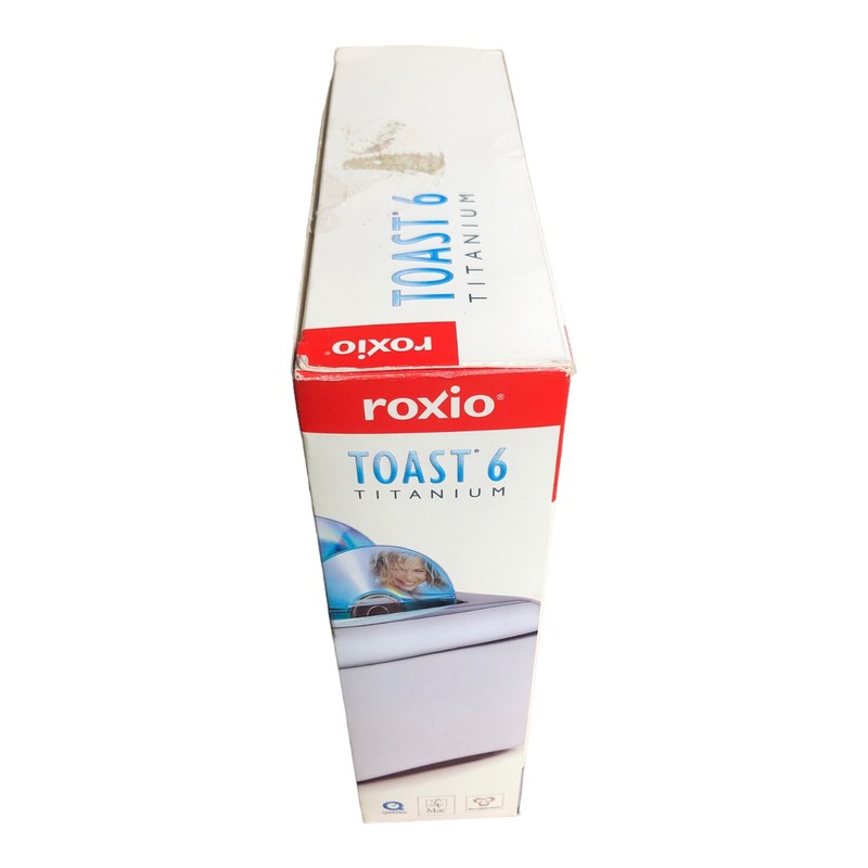 ROXIO TOAST 6 TITANIUM CD/DVD BACKUP SOFTWARE (JMS9) TC Vintage Max OS X PC gallery