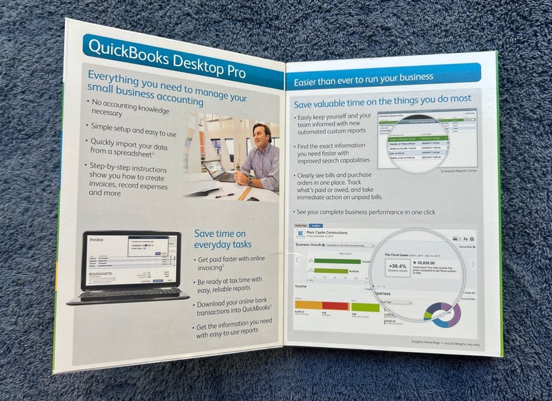 Intuit Quickbooks Desktop Pro 2017 (Windows PC) Small Business Accounting SEALED gallery