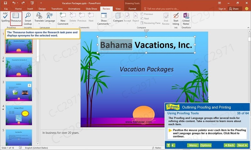 Professor Teaches Online Library Train for MS Office, QuickBooks, Windows 10 NEW gallery