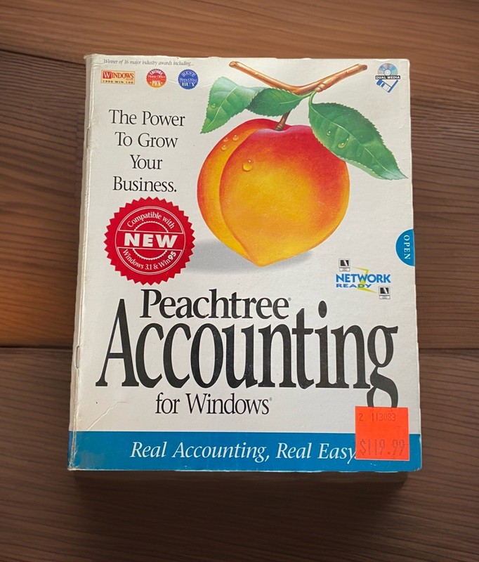 Peachtree Accounting Software User Guides For Windows CD ROM & Floppy VTG
