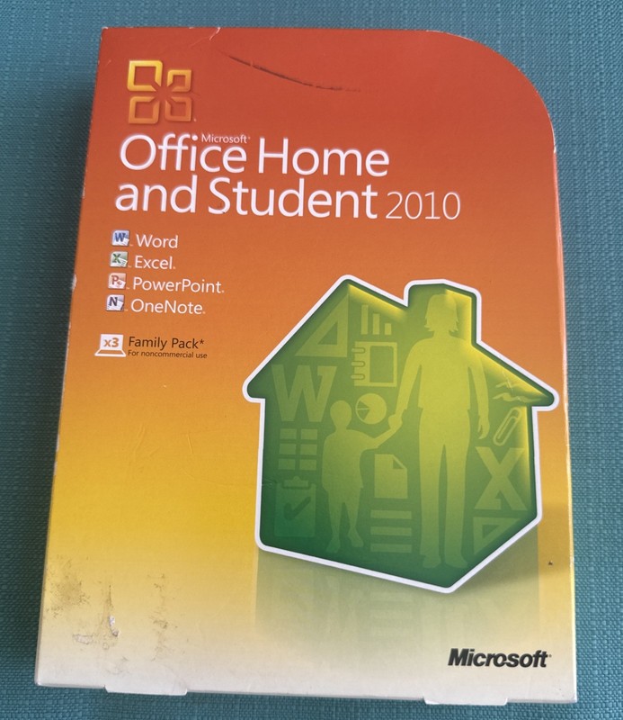 Microsoft Office Home & Student 2010 Software for Windows w/ Product Key
