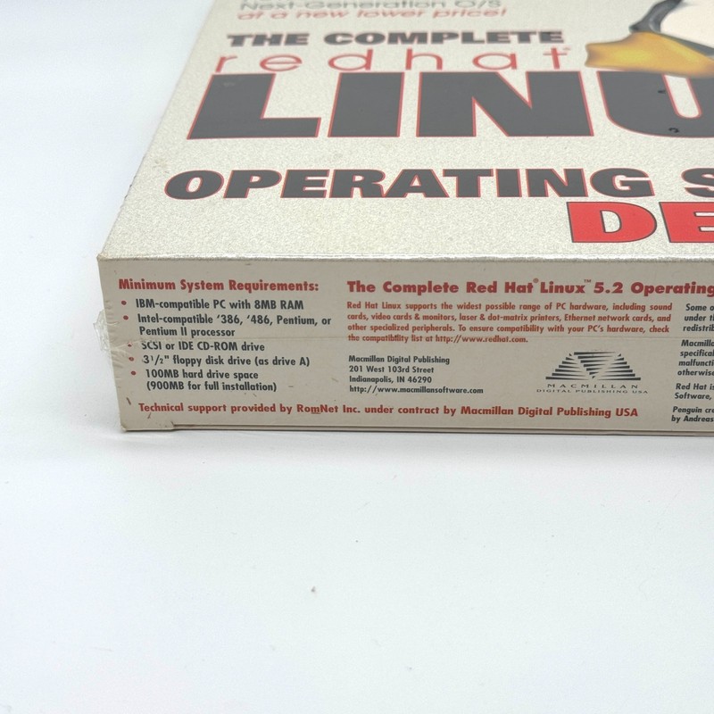 The Complete RedHat Linux 5.2 Operating System Deluxe New Sealed PC Software gallery