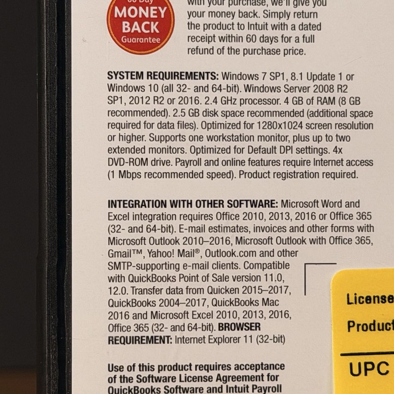 QuickBooks Desktop Premier 2018 Windows 10 & 11 Retail -NO SUBSCRIPTI0N- TESTED gallery