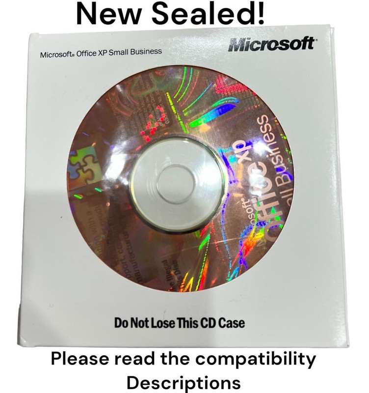 Microsoft Office XP Small Business NOT FOR WINDOWS 10 OR 11 CHECK COMPATIBILITY