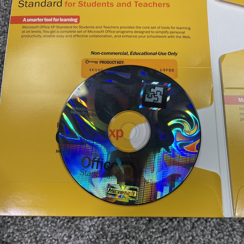 Microsoft Office XP Standard for Students and Teachers 2002 with Product Key gallery