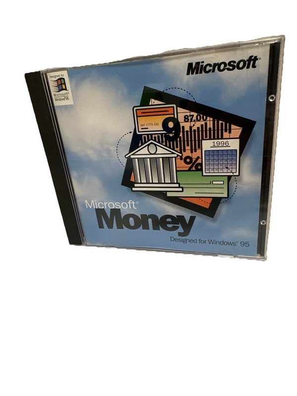 Microsoft Money Ver 4.0 Designed For Windows 95 With Key For Retro Computer