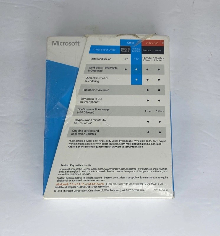 Microsoft Office T5D-01575 Retail Home and Business 2013 Product Key Card gallery
