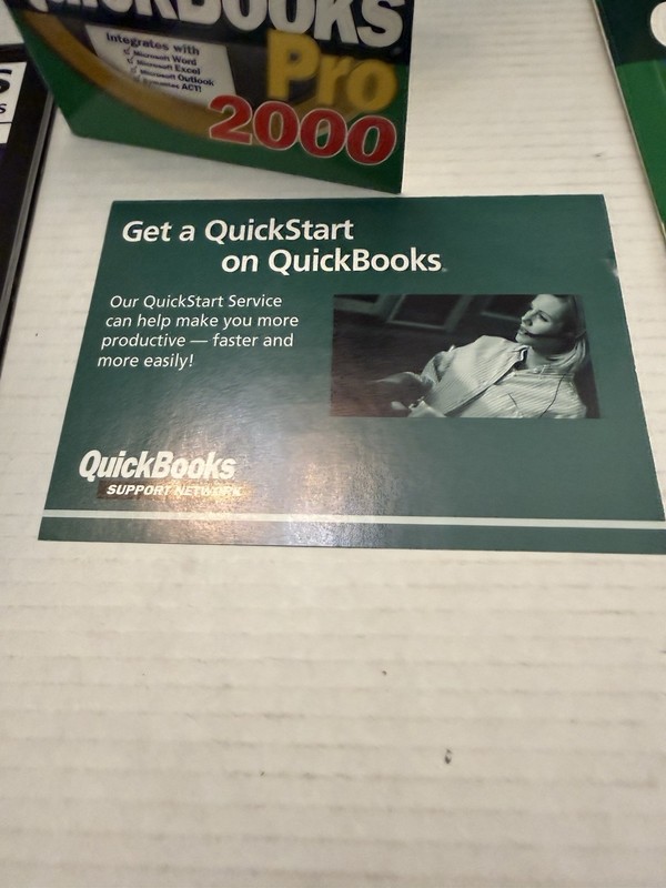 Intuit Quickbooks Pro 2000 for Windows Quicken Financial Services Software gallery