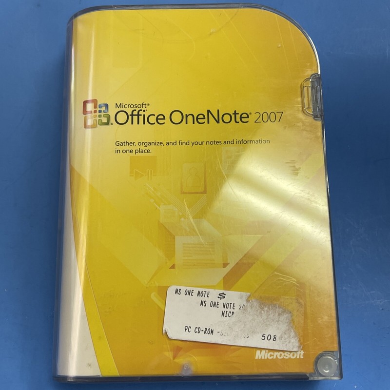 MICROSOFT OFFICE ONE NOTE 2007 X12-45217-01