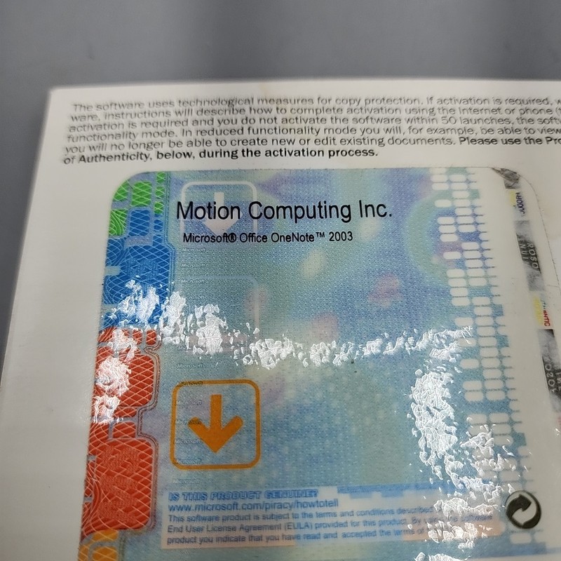 Microsoft OneNote 2003 OEM - One Note - Software with Key Opened gallery