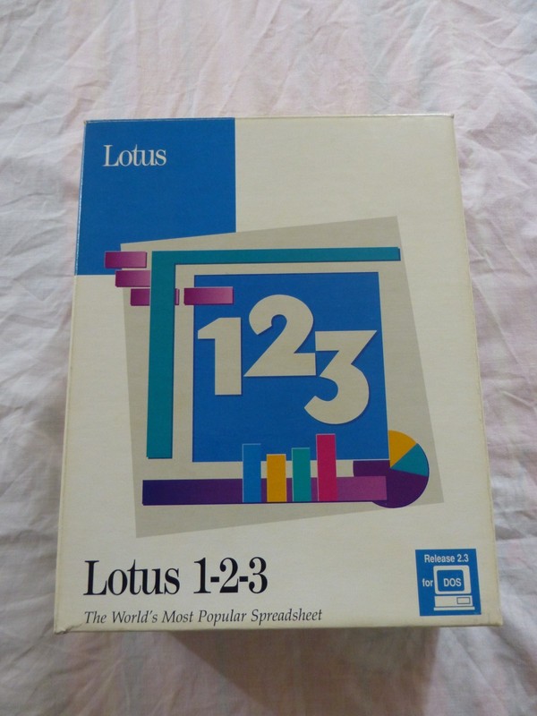 Lotus 1-2-3 Release 2.3 for DOS plus Greek support disk – RARE & VINTAGE!