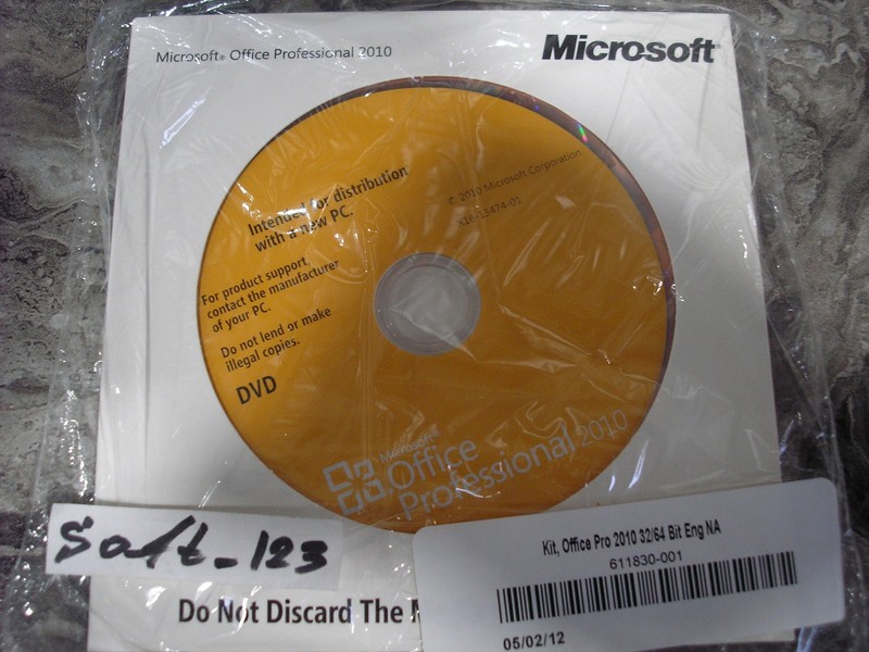 Microsoft Office 2010 Professional Full English OEM Version MS Win =NEW SEALED=