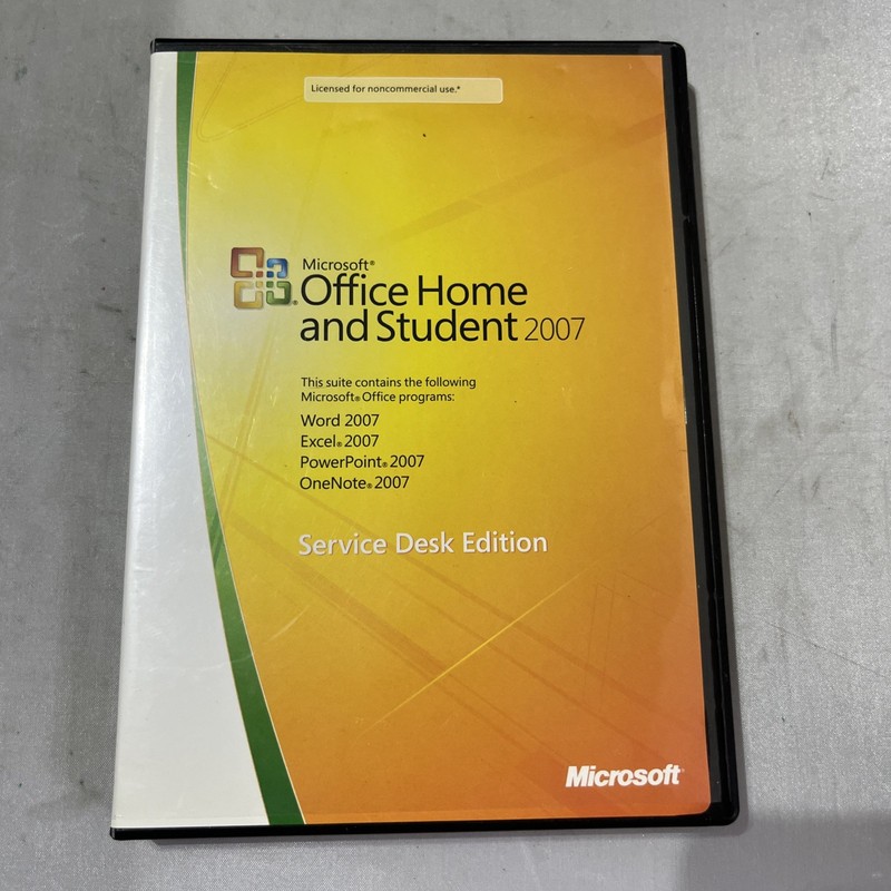 Microsoft Office Home and Student 2007 Service Desk Edition with Product Key