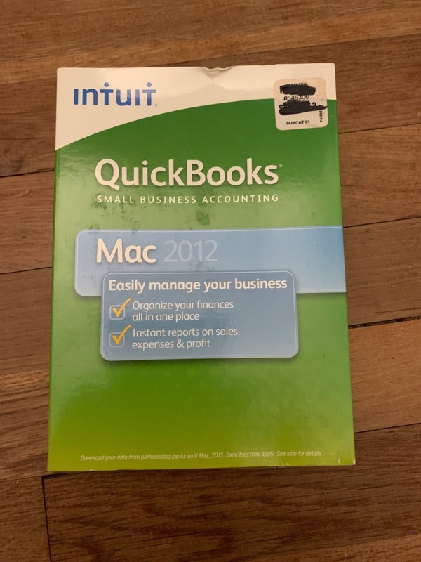 Intuit QuickBooks 2012 Accounting Software For Mac + License Number