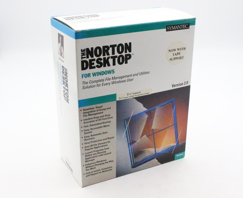 Symantec The Norton Desktop for Windows Utilities Software V2.0 RETAIL BIG BOX