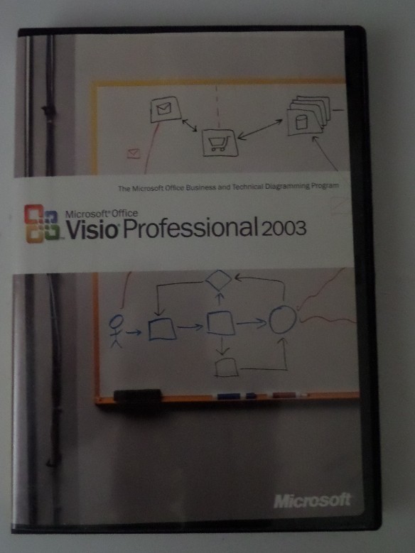 Microsoft Office Visio Professional 2003 RETAIL Box with Product Key