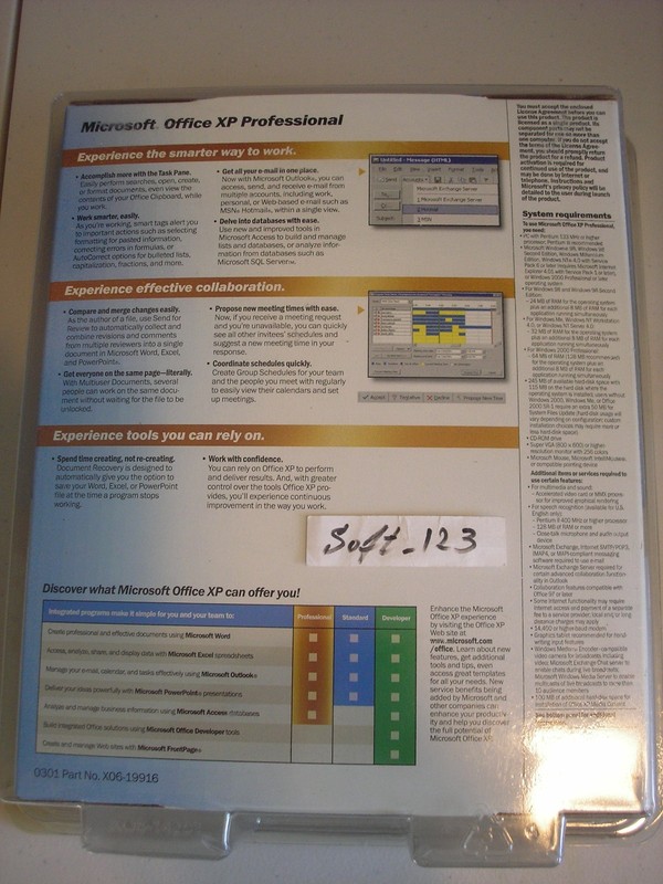 Microsoft Office XP Professional 269-04508 New! Retail Box gallery