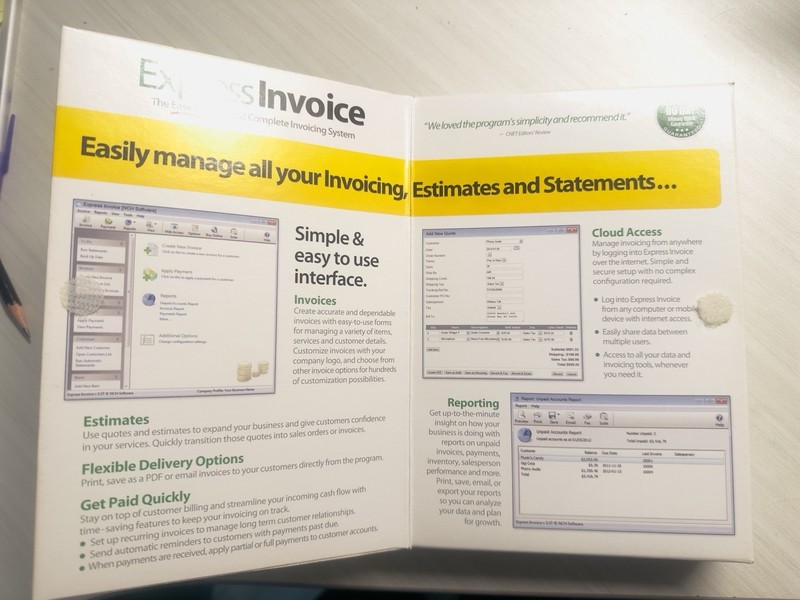 NCH Express Invoice Software For Windows/Mac Simple & Easy To Use Cloud Access gallery