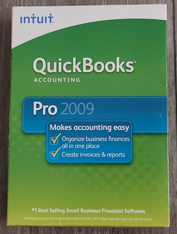 Intuit Quickbooks Accounting Desktop Pro 2009 for PC Windows XP – NEW / SEALED!