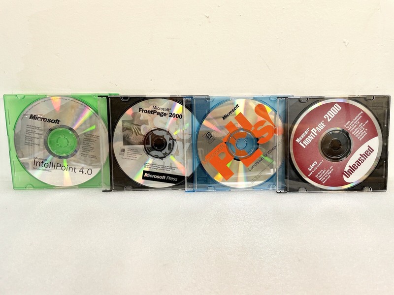 LOT of CD-ROMs PC Software Microsoft Intellipoint 4.0, FrontPage 2000, Plus!