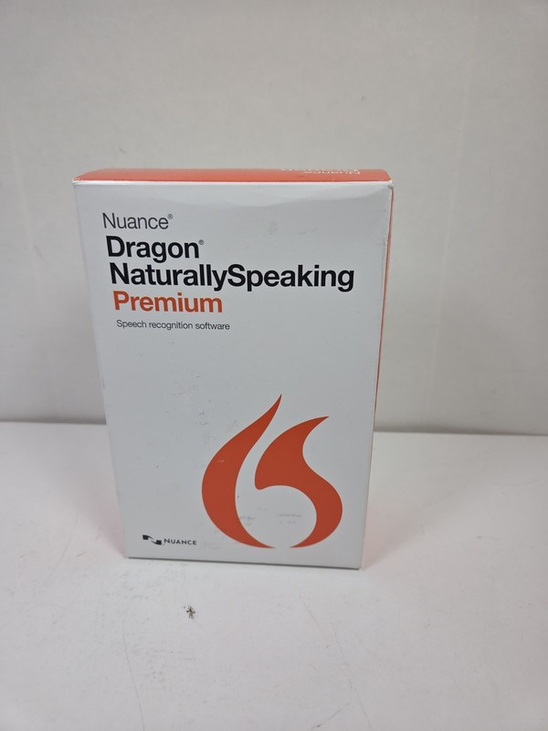 Nuance DRAGON NATURALLYSPEAKING PREMIUM 13 Software,Headset – Open Box