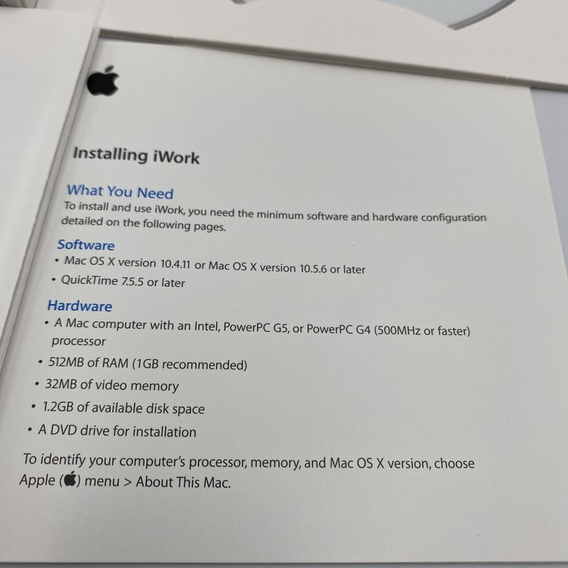 Apple iWork '09 (Retail) (1 User/s) - Full Version for Mac MB942Z/A gallery