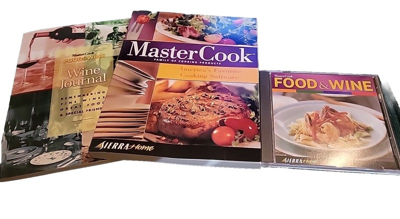 Mastercook Food And Wine PC Software See PICTURES!