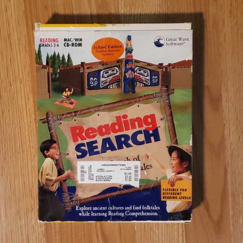 Reading Search: In search Of The Lost Folktales 1995 Great Wave Software