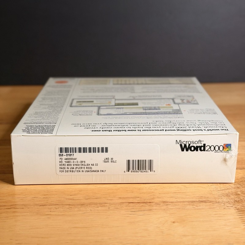 ⚡️RARE NEW Microsoft Word 2000 CD-ROM (Microsoft Office Application) ⚠️SEALED gallery