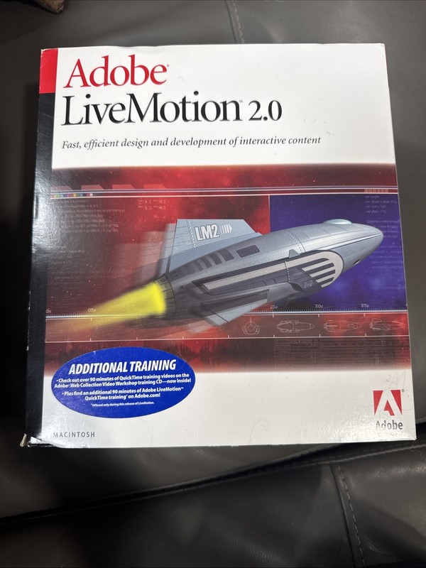 Adobe Live Motion 2.0 Brand New Sealed