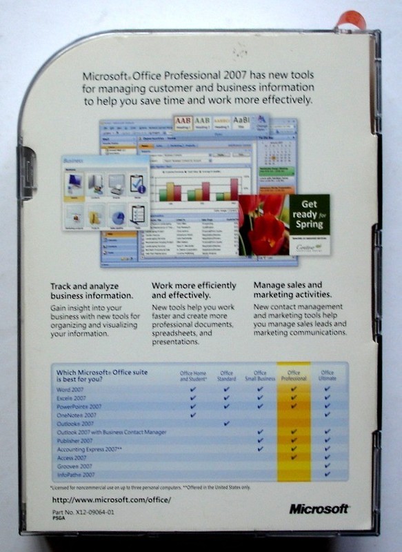 Microsoft Office Professional 2007, Upgrade Version w/ Key gallery