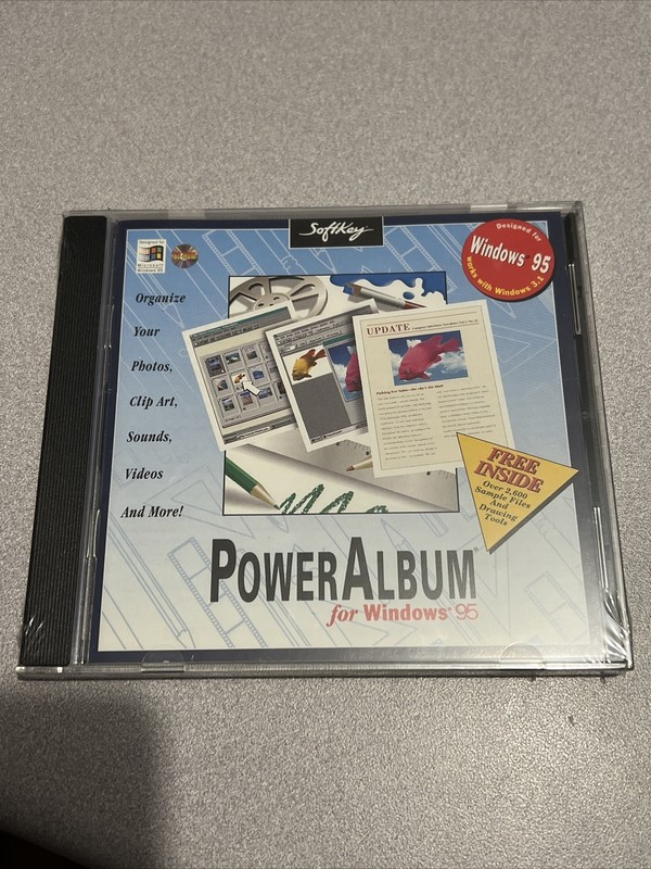 POWER ALBUM PC Soft key Software NEW & SEALED. FREE SHIPPING