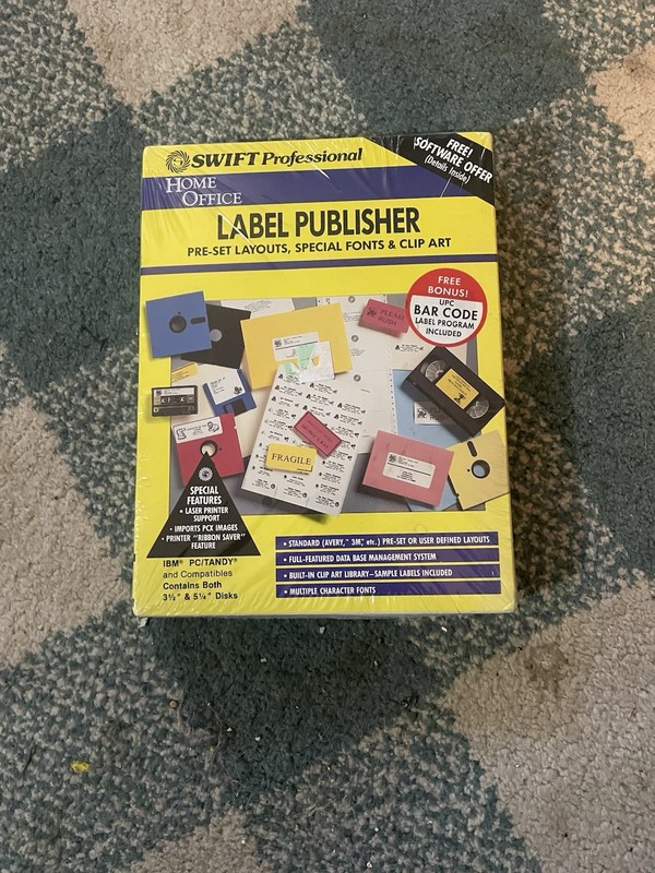 Swift Professional Home Office Label Publisher 3.5″ and 5.25″