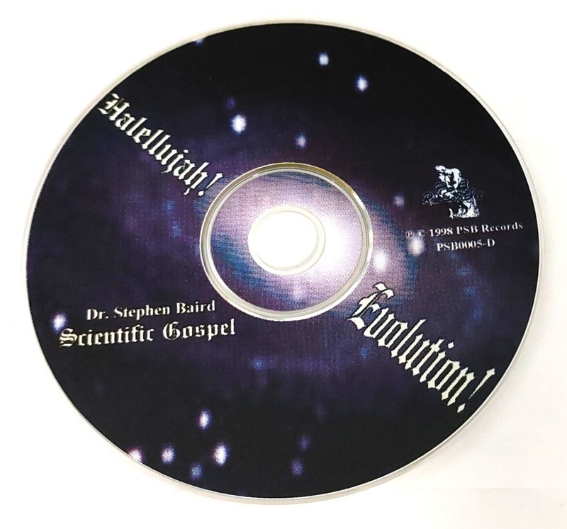 Dr Stephen Baird Hallelujah! Evolution! CD DISC ONLY, No Case, Art or Tracking
