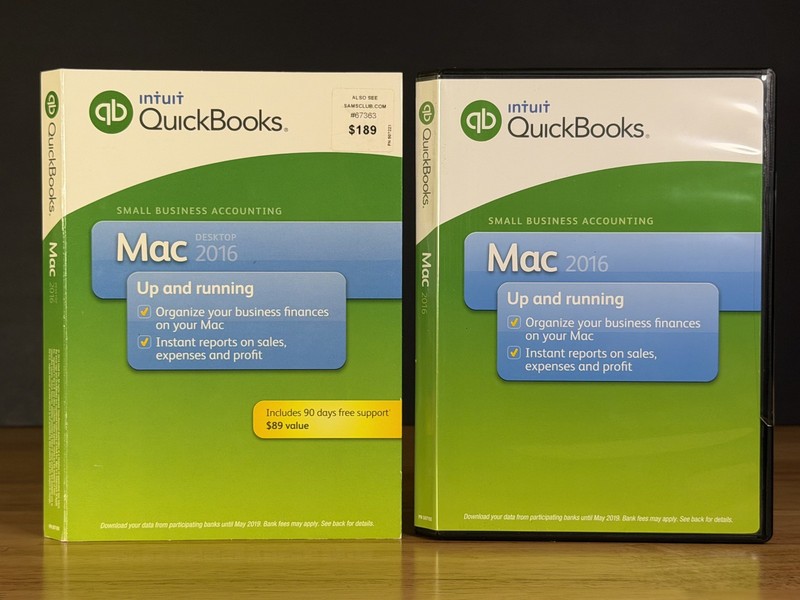 QuickBooks Desktop 2016 For Mac Retail Business Accounting -NO SUBSCRIPT10N- gallery