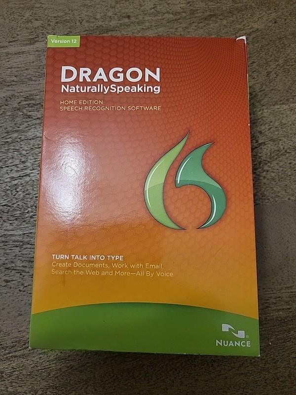 Dragon Naturally Speaking Version 12 Home Edition Speech Recognition Software Ne