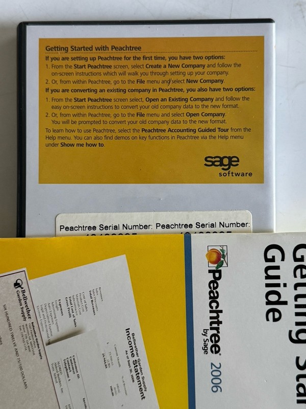 Peachtree Sage Accounting Software Lot 2004 2006 2007 CDs Manuals Boxes gallery