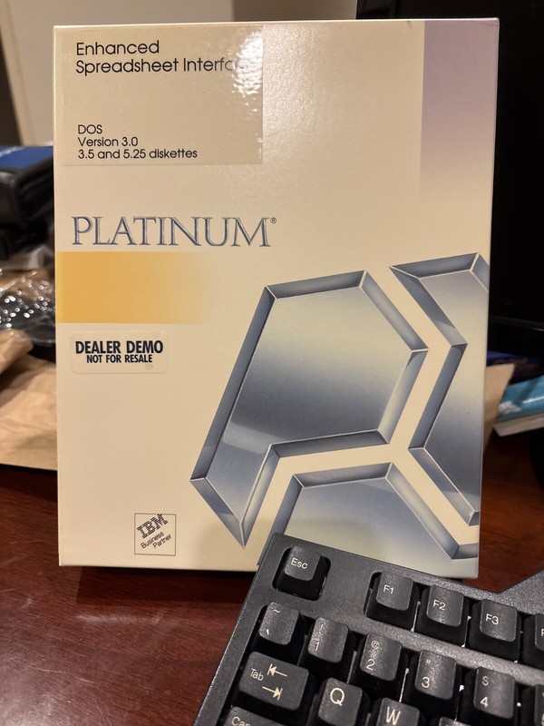 RARE BRAND NEW UNUSED ENHANCED SPREADSHEET INTERFACE FOR PLATINUM ERP