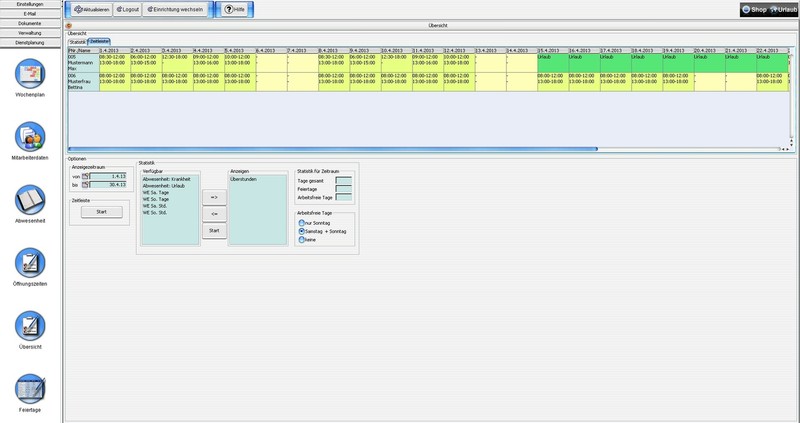 Office Workforce Planning, Software Roster Scout Office, Roster, Workforce Planner gallery