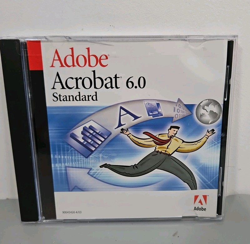 Adobe Acrobat 6.0 Standard 6 for Windows with Serial Number