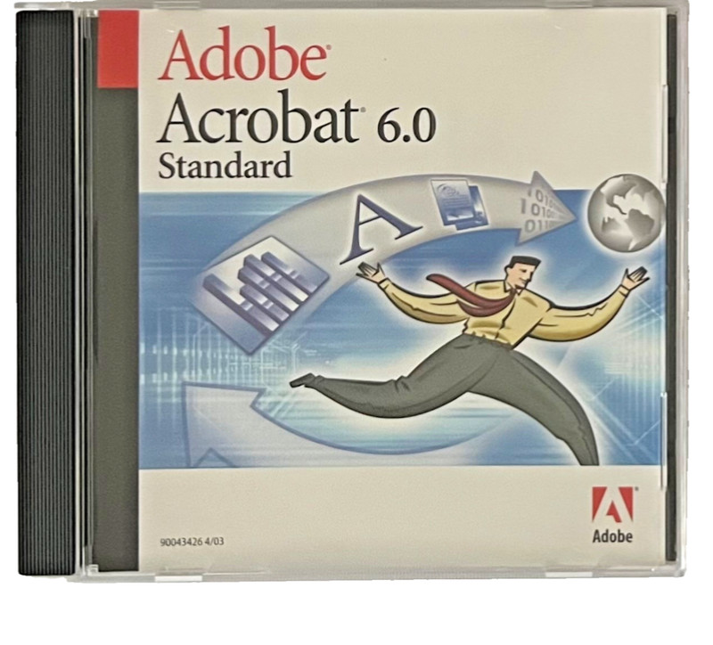 Adobe Acrobat 6.0 Standard Windows CD Software + Product Key Code Serial Number❤